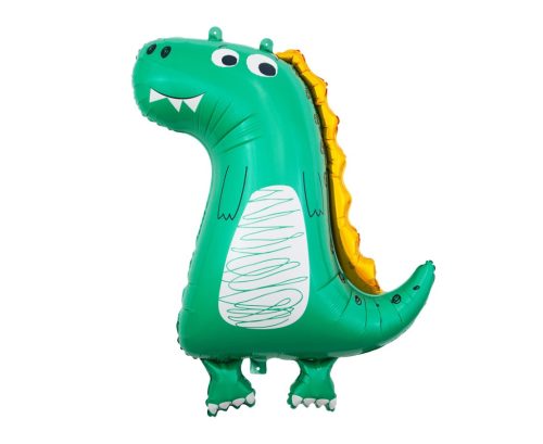Zöld dinoszaurusz fólia lufi