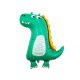 Zöld dinoszaurusz fólia lufi