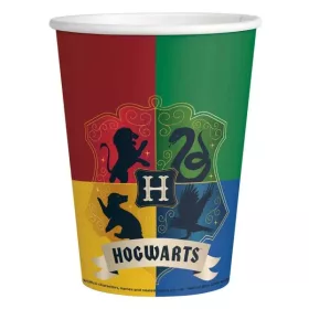 Harry potter roxforti ház mintás pohár 8 db