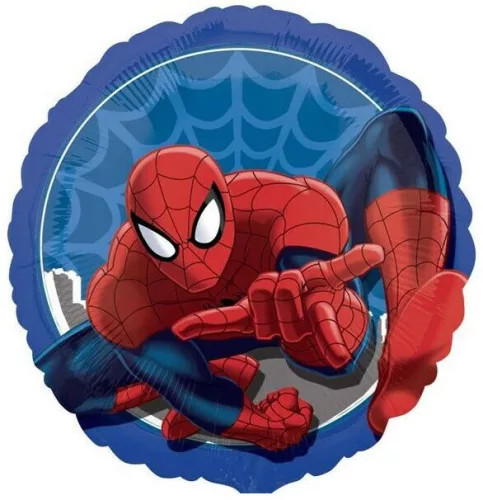 Kék hero pókember fólia lufi
