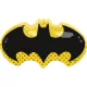 Sárga-fekete batman fólia lufi
