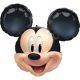 Mickey egér fej fólia forma lufi