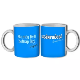 Legénybúcsú emlékére bögre
