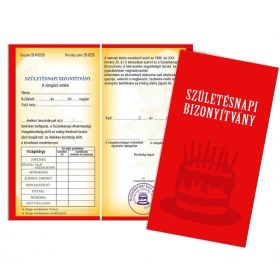 Szülinapi bizonyítvány