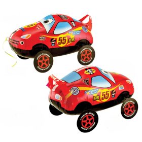 Versenyautó sétáló lufi