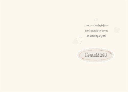 Babaszületésre képeslap