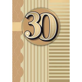 Elegáns 30 szülinapi képeslap