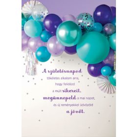 Lufi girlandos szülinapi képeslap