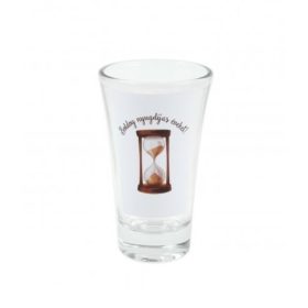 Homokórás nyugdíjas pálinkás pohár