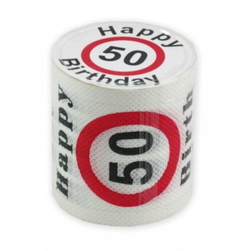 50 happy birthday wc papír