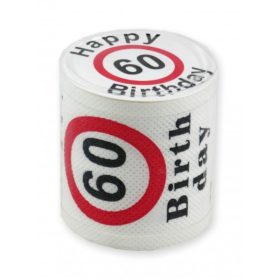 60 happy birthday wc papír