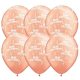 Rose gold boldog születésnapot szöveges latex lufi