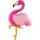 Flamingó fólia lufi