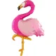 Flamingó fólia lufi