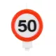 Sebességkorlátozó tortagyertya 50 szülinapra