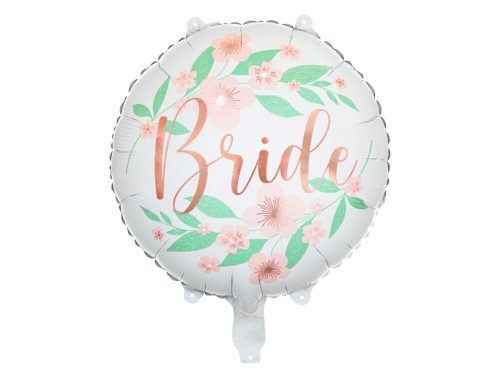 Virágos bride fólia lufi