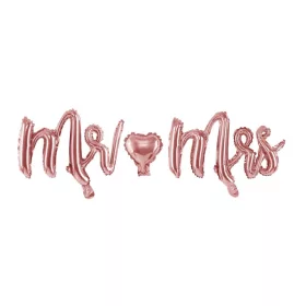 Rose gold mr és mrs fólia felirat