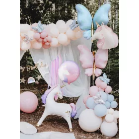 Pillangós unikornis fej fólia lufi