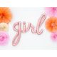 Rose gold girl fólia lufi felirat