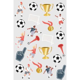 25 db-os focis gyerek tetoválás