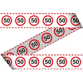 50. szülinapi kordonszalag 15 m