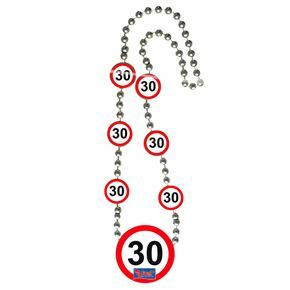 Sebességkorlátozó 30. szülinapi nyaklánc
