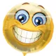 Vigyorgó smile fólia lufi