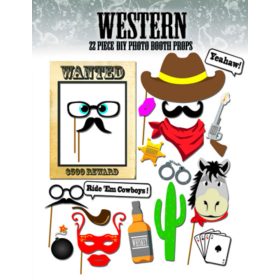 Fotósarok kellékek western témában