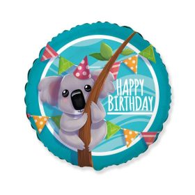 Koala macis szülinapi fólia lufi