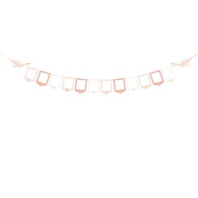 Rózsaszín első szülinapi mérföldköves füzér