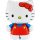 Piros ruhás hello kitty fólia lufi