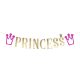 Pink-arany princess felirat