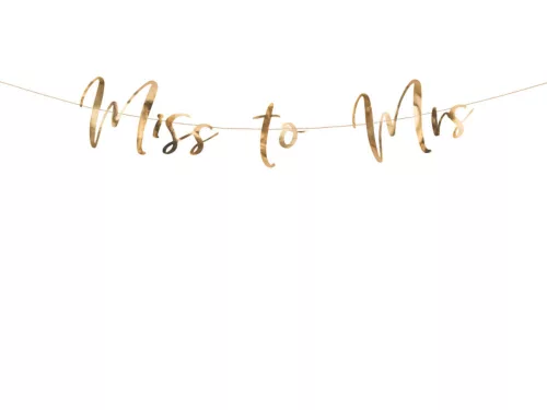 Rose gold miss to mrs felirat