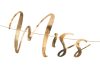 Rose gold miss to mrs felirat