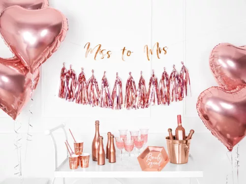 Rose gold miss to mrs felirat