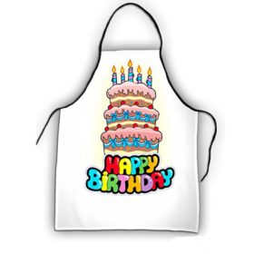 Tortás szülinapi kötény