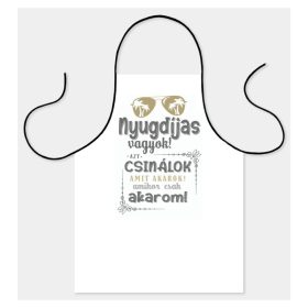 Szemüveges nyugdíjas vagyok kötény