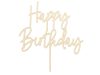 Happy birthday fa sziluett tortadísz