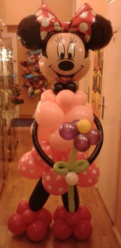 Minnie egér álló lufi figura
