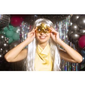 Arany farsangi szemmaszk