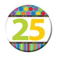 25. szülinapi dekoráció