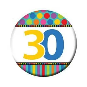30. szülinapi színes kitüző