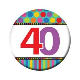 40. szülinapi színes kitüző