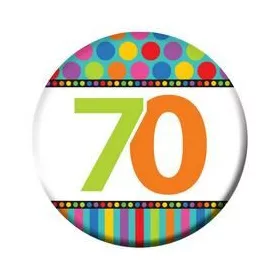70. szülinapi színes kitüző