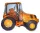 Sárga traktor fólia lufi
