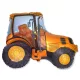 Sárga traktor fólia lufi
