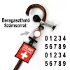 Vicces számozható szülinapi dudás sétabot elsősegélydobozzal