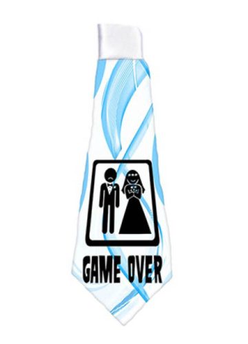 Kék game over nyakkendő