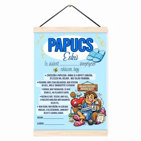 Vicces papucs eskü