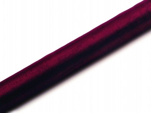 Bordó organza anyag 36 cm